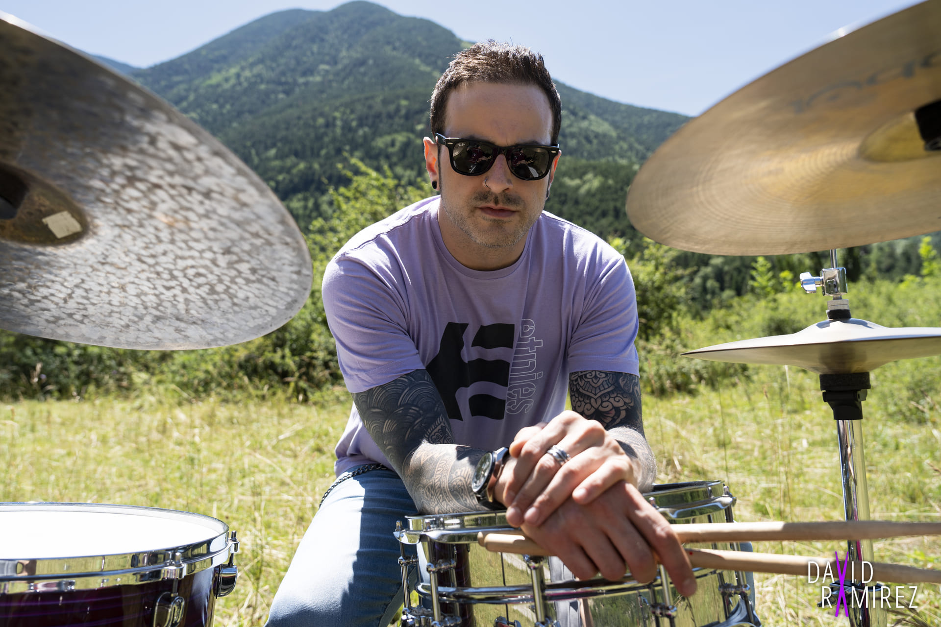 David Ramírez, baterista y profesor de batería profesional en Zaragoza